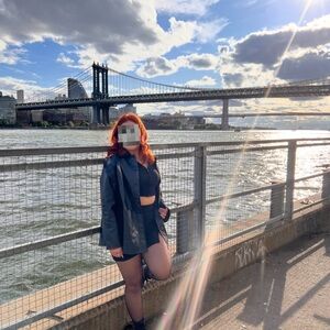 SHEIN Black Leather Jacket